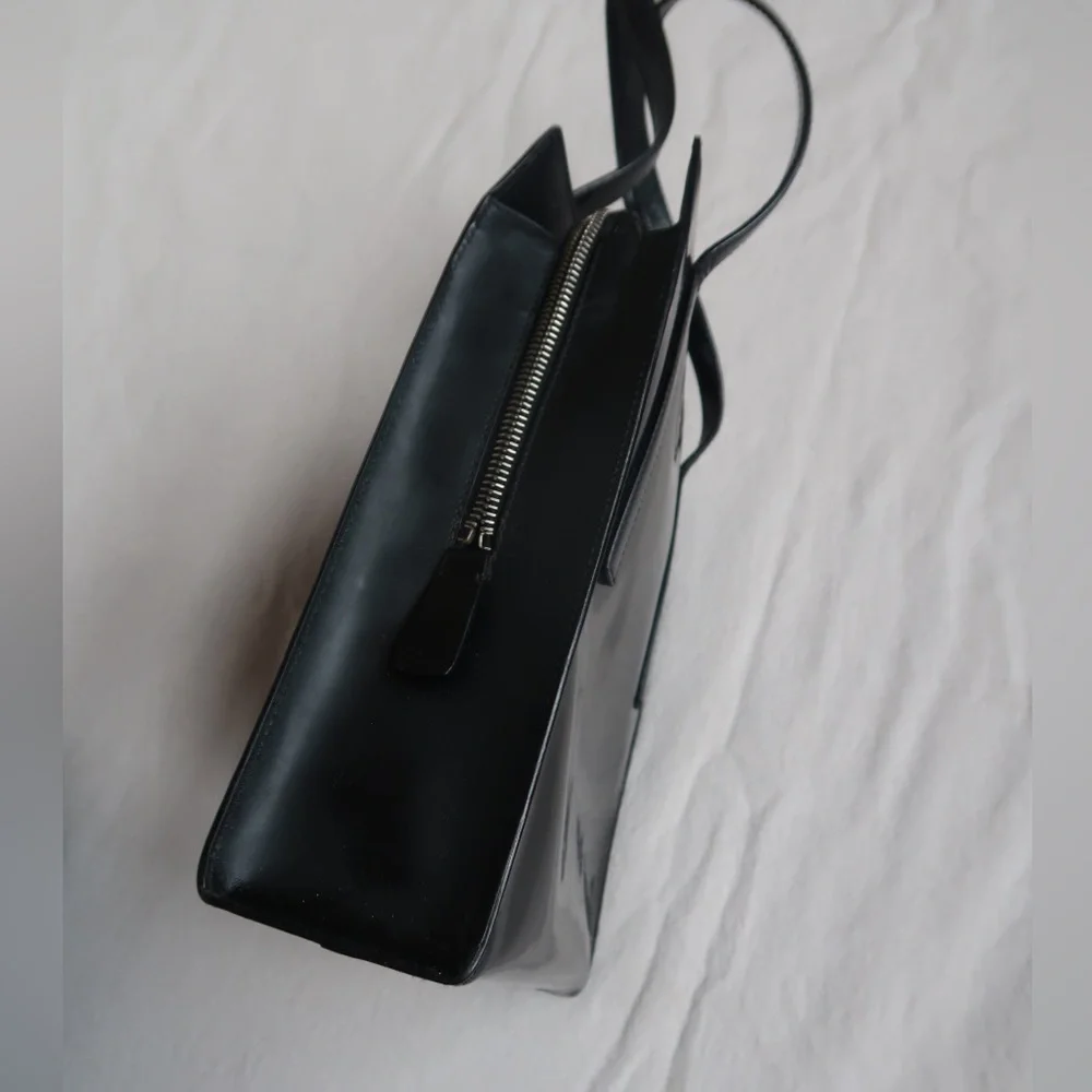 Vintage 90’s Prada Spazzolato Black Tote Bag CBK - Picture 4 of 14